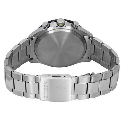 Citizen radiostyrd kronograf Super Titanium Black Dial Eco-Drive CB5947-80E 100M herrklocka