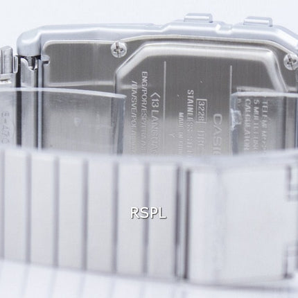 Casio Digital rostfritt stål Data banken flerspråkiga DBC-611-1DF DBC-611-1 mäns klocka