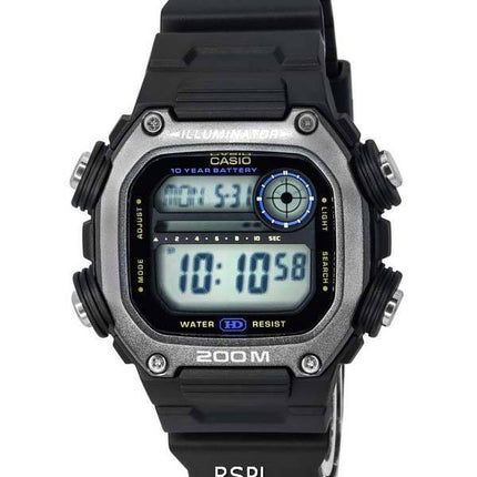 Casio Digital Sports Resin Armband Quartz DW-291HX-1A DW291HX-1 200M herrklocka