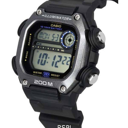 Casio Digital Sports Resin Armband Quartz DW-291HX-1A DW291HX-1 200M herrklocka