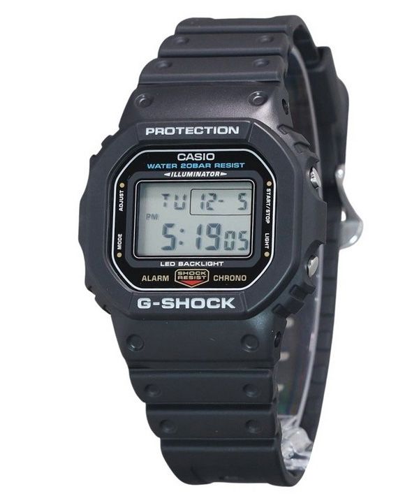 Casio G-Shock Digital Resin Armband Quartz DW-5600UE-1 200M herrklocka