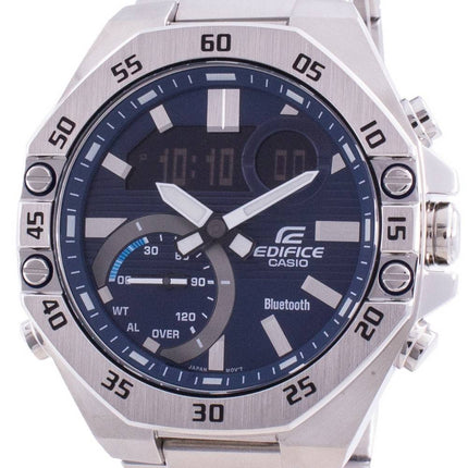 Casio Edifice World Time Mobile Link ECB-10D-2A ECB10D-2 100M Herrklocka