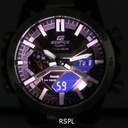 Casio Edifice Sospensione Mobile Link Black Dial Solar ECB-2000D-1A ECB2000D-1 100M herrklocka