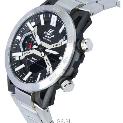 Casio Edifice Sospensione Mobile Link Black Dial Solar ECB-2000D-1A ECB2000D-1 100M herrklocka