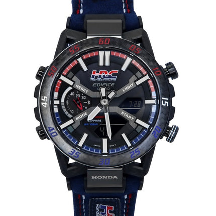 Casio Edifice Analog Digital Honda Racing Collaboration Smartphone Link Black Dial Solar ECB-2000HR-1A 100M herrklocka