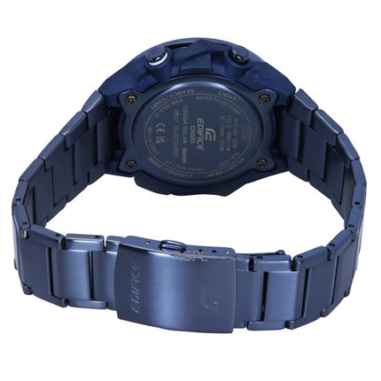 Casio Edifice Windflow Analog Digital Cool Blue Edition Smartphone Link Blue Dial Solar ECB-2200CB-2 100M herrklocka