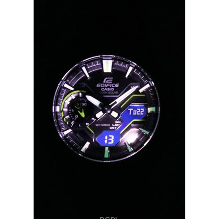 Casio Edifice Windflow analog digital smartphone-länk svart urtavla Tough Solar ECB-2200RC-1A3 100M herrklocka