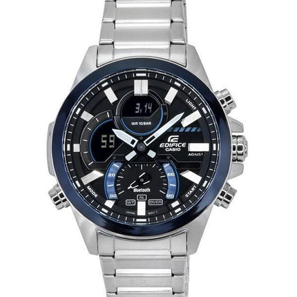 Casio Edifice Smartphone Link Analog Digital Grå Urtavla Quartz ECB-30DB-1A 100M herrklocka