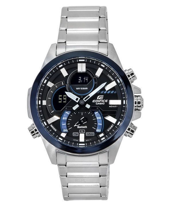 Casio Edifice Smartphone Link Analog Digital Grå Urtavla Quartz ECB-30DB-1A 100M herrklocka