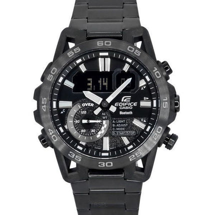 Casio Edifice Sospensione Smartphone Link Bluetooth Analog Digital Black Dial Quartz ECB-40BK-1A 100 Herrklocka