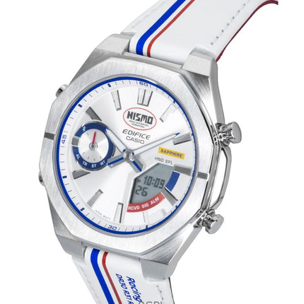 Casio Edifice Analog Digital NISMO Heritage Edition Smartphone Link Silverfärgad urtavla Quartz ECB-S10NIS-7A 100M Herrklocka