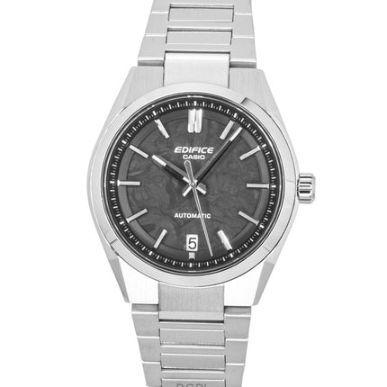 Casio Edifice analog rostfritt stål smidd kolfiber grå urtavla automatisk EFK-100CD-1A 100M herrklocka