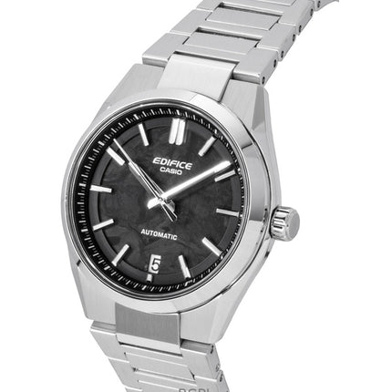 Casio Edifice analog rostfritt stål smidd kolfiber grå urtavla automatisk EFK-100CD-1A 100M herrklocka