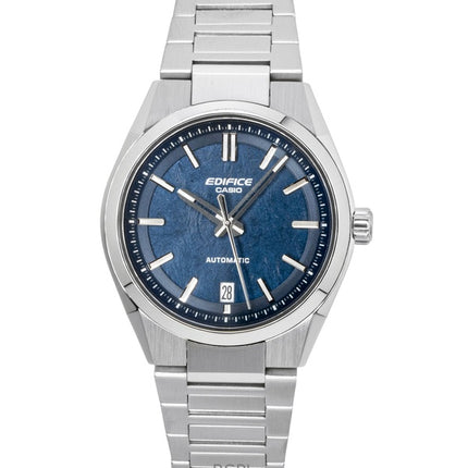Casio Edifice analog rostfritt stål smidd kolfiber blå urtavla automatisk EFK-100D-2A 100M herrklocka