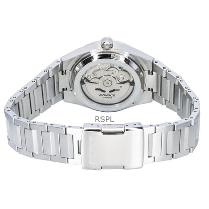 Casio Edifice analog rostfritt stål smidd kolfiber vit urtavla automatisk EFK-100D-7A 100M herrklocka