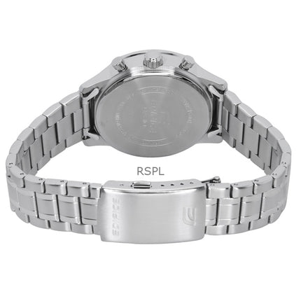 Casio Edifice analog kronograf rostfritt stål blå urtavla kvarts EFR-575D-2A 100M herrklocka