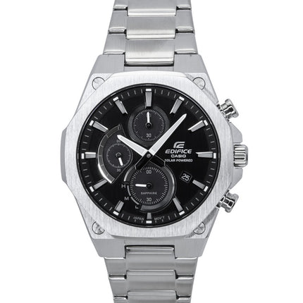 Casio Edifice Slim Line Chronograph Analog Solar EFS-S570D-1A EFSS570D-1 100M Herrklocka