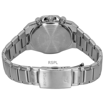 Casio Edifice Slim Line Analog Chronograph Rostfritt stål Grön urtavla Solar EFS-S570D-3A 100M herrklocka