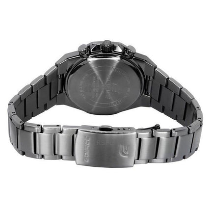 Casio Edifice Slim Line kronograf med safirkristAlla Analog grå urtavla Solar EFS-S570DC-1A 100M herrklocka