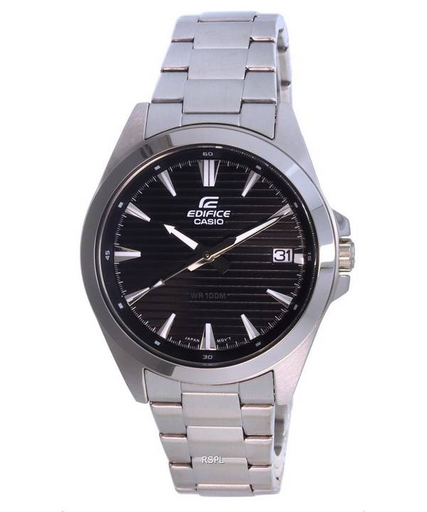 Casio Edifice Analog rostfritt stål kvarts EFV-140D-1AV EFV140D-1 100M herrklocka