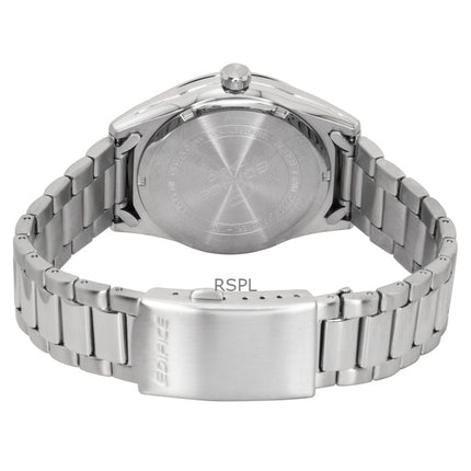 Casio Edifice analog rostfritt stål svart urtavla kvarts EFV-160D-1A 100M herrklocka