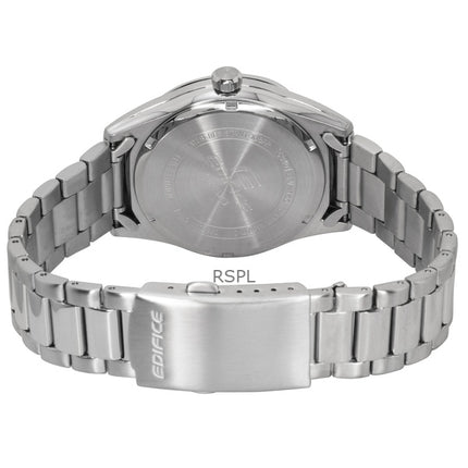 Casio Edifice analog rostfritt stål grön urtavla kvarts EFV-160D-3A 100M herrklocka