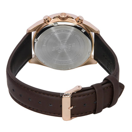 Casio Edifice Analog Standard Kronograf Brun Urtavla Quartz EFV-650CL-5AV 100M Herrklocka