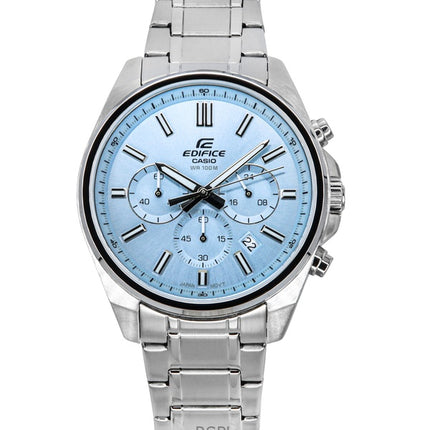 Casio Edifice Analog Standard Kronograf Ljusblå Urtavla Quartz EFV-650D-2BV 100M Herrklocka