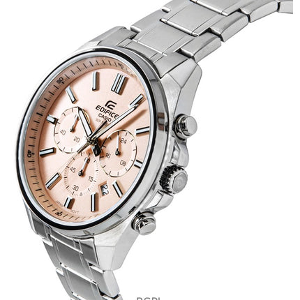 Casio Edifice Analog Standard Kronograf Rosa Urtavla Quartz EFV-650D-4AV 100M Herrklocka