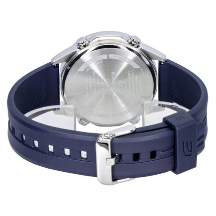 Casio Edifice analog digital hartsarmband svart urtavla kvarts EFV-C120P-1A2 100M herrklocka