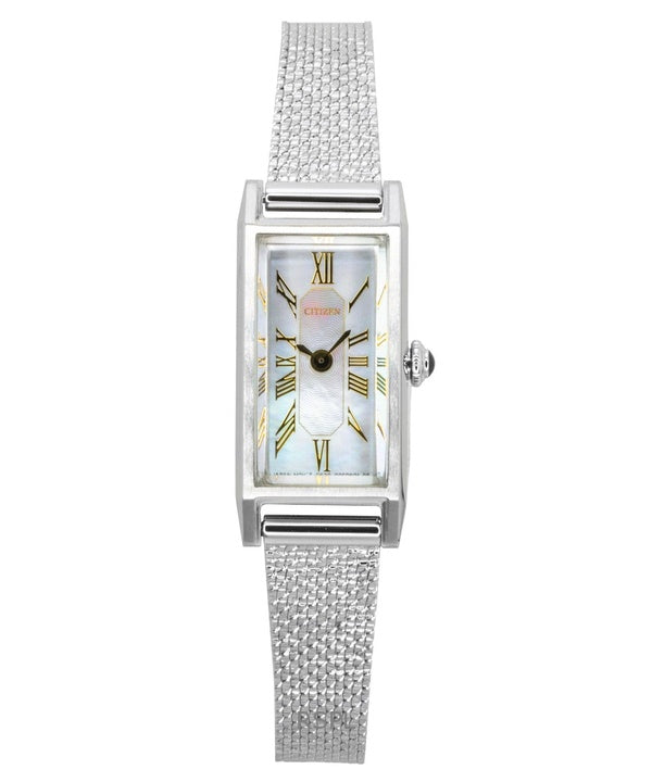 Citizen L Eco-Drive rostfritt stål med pärlemorurtavla EG7040-74D damklocka