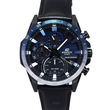 Casio Edifice Nighttime Drive Series Analog Chronograph Black Dial Solar EQS-940NL-1A 100M herrklocka