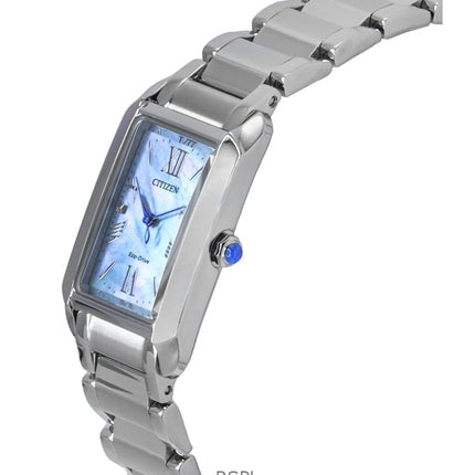 Citizen L Bianca rostfritt stål med pärlemorurtavla Eco-Drive EW5620-55N damklocka