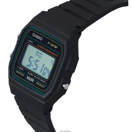 Casio Classic sport Chronograph F-91W-3SDG F-91W-3 mäns klocka