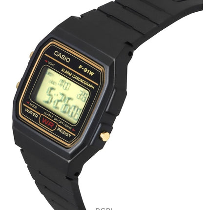 Casio Alarm Chronograph Digital F-91WG-9S mäns klockor