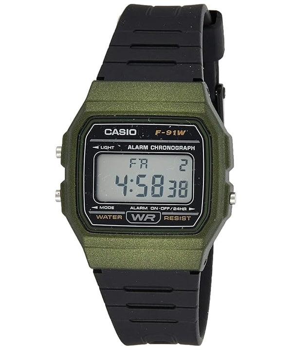 Casio Classic Daily Alarm F-91WM-3A F91WM-3A Herrklocka