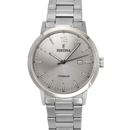 Festina Titanium Grå Urtavla Quartz F20435-2 Herrklocka