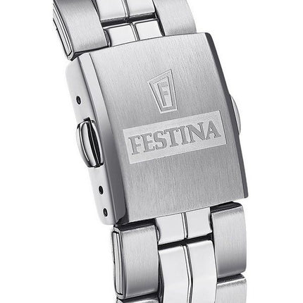 Festina Classics Stainless Steel Blue Dial Quartz F20437-3 Herrklocka