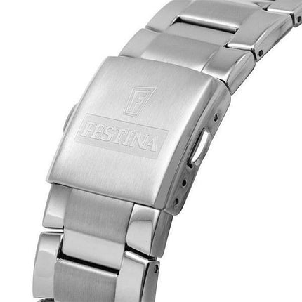 Festina Chrono Sport rostfritt stål Silver Urtavla Quartz F20463-1 100M herrklocka