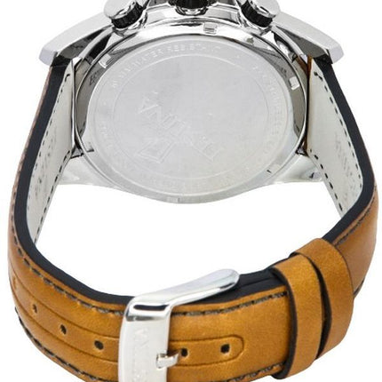 Festina Timeless Chronograph Läderrem Vit Urtavla F20561-1 F205611 100M herrklocka