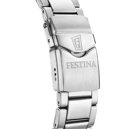 Festina The Originals Stainless Steel Green Dial Quartz Diver',s F20663-2 200M herrklocka
