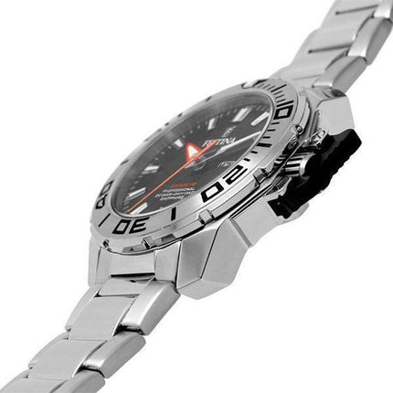 Festina Diver rostfritt stål svart urtavla Quartz F20665-4 200M herrklocka