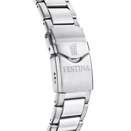 Festina The originals Stainless Steel Orange Dial Quartz Diver&#39,s F20665-5 200M Herrklocka