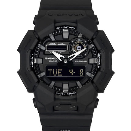 Casio G-Shock Analog Digital Bio-Based Resin Armband Black Dial Quartz GA-010-1A1 200M herrklocka