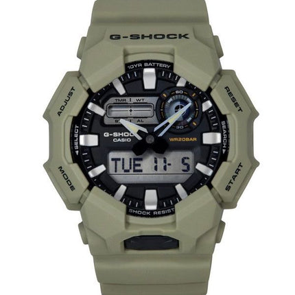 Casio G-Shock Analog Digital Bio-Based Resin Armband Black Dial Quartz GA-010-5A 200M herrklocka
