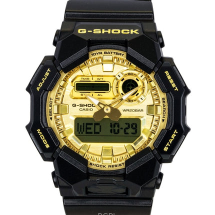 Casio G-Shock biobaserat hartsarmband analog digital guldfärgad urtavla kvarts GA-010GGB-1A9 200M herrklocka
