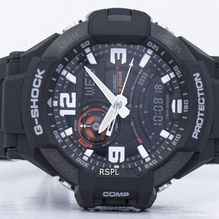 Casio G-Shock GRAVITYMASTER Twin Sensor GA-1000-1A mäns klocka