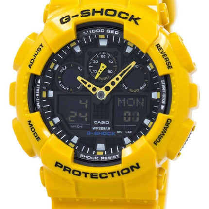 Casio G-Shock GA-100A-9ADR GA100A-9ADR Hastighetsindikatorlarm Herrklocka