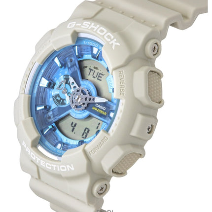 Casio G-Shock Analog Digital Bio-Based Resin Blue Dial Quartz GA-110AS-5A 200M herrklocka