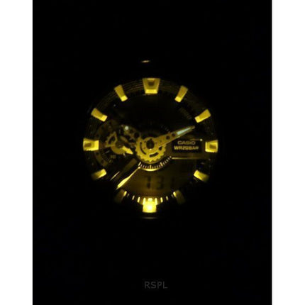 Casio G-Shock Analog Digital Transparent svart hartsrem Flerfärgad Urtavla Quartz GA-110TLS-8A 200M herrklocka